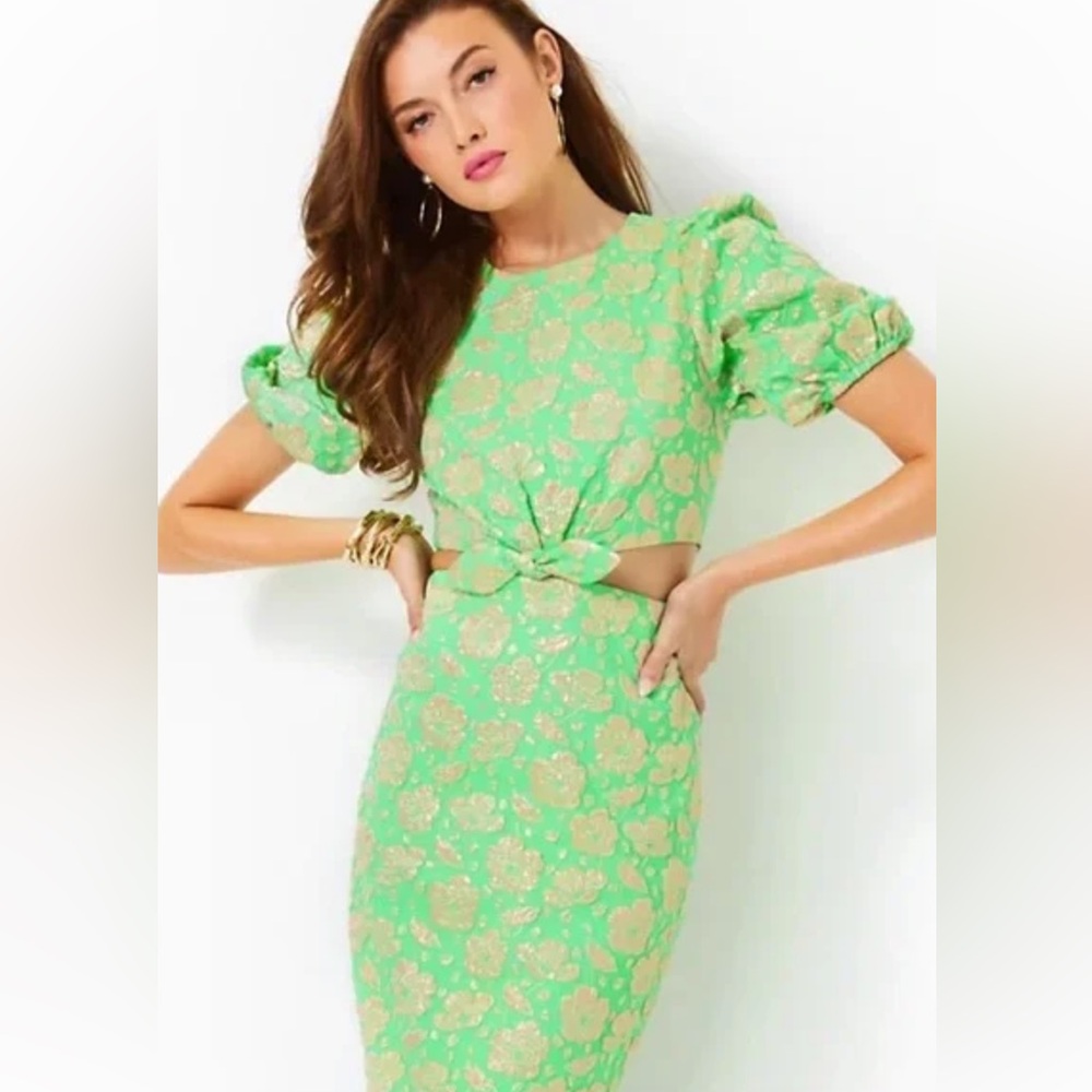 Lilly Pulitzer exclusive Anniversary Collection  Melina jacquard dress- NWT!